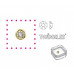 Zahnschmuck Twinkles Gold Kreis mit Diamant 0.01ct